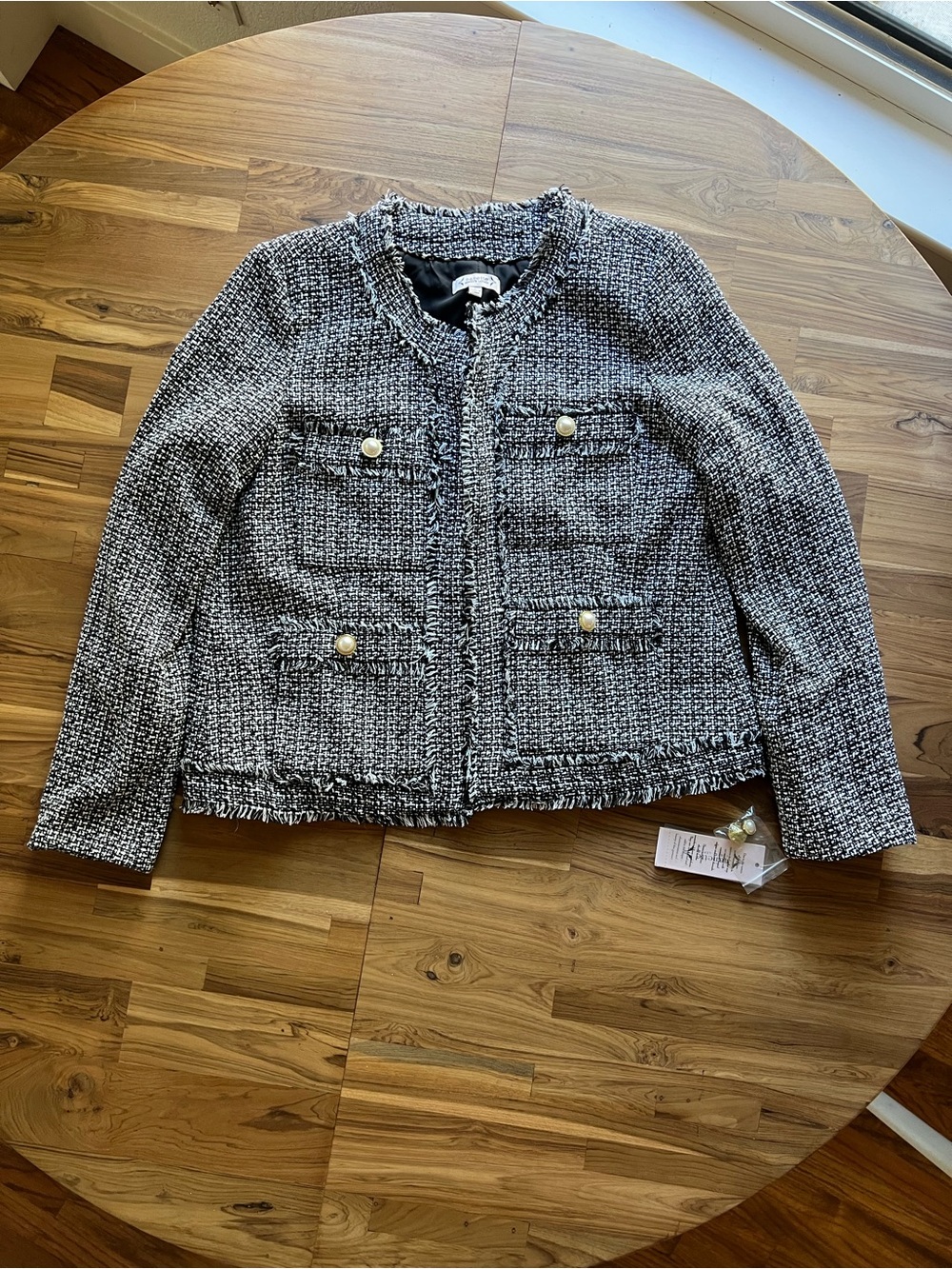 NWT Nanette Lepore Tweed Jacket